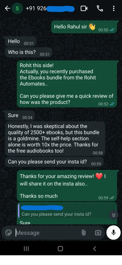 Ebooks Customer Whatsapp Review 02